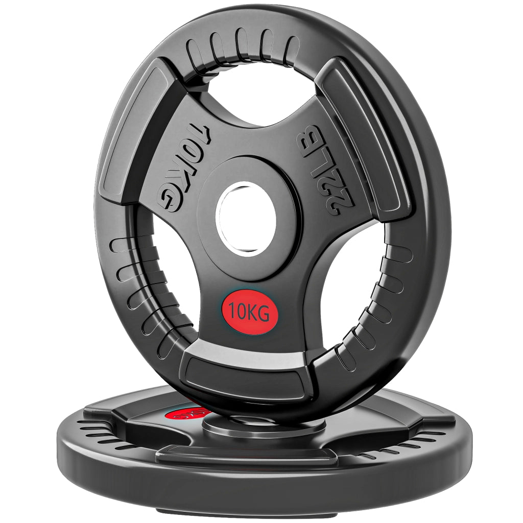 Dischi Pesi Olimpici 2x10 kg ¨C zephmum ¨C Nero, Foro ?50 mm