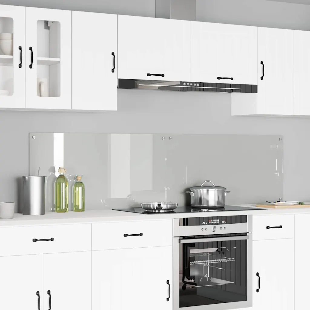 Schienale da cucina 2 pz Trasparente 100 x 50 cm CFW1505819