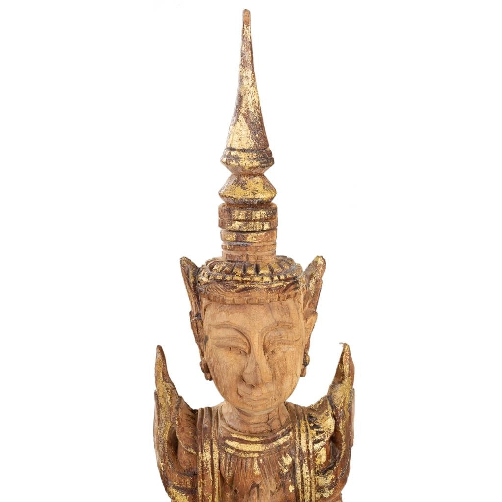 Figura decorativa di origine tailandese 12,5x7,5x76h