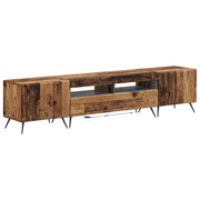 Mobile TV LED a 5 pezzi Legno antico Legno ingegnerizzato 3416930