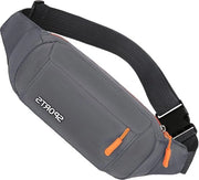 Borsa da Allenamento Multifunzione - Grigia - Borsa da Allenamento Sling per Donna - Telefoni Cellulari Chiavi - Unisex .