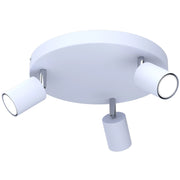 Plafoniera blu 3 faretti GU10 metallo Luminex Fun