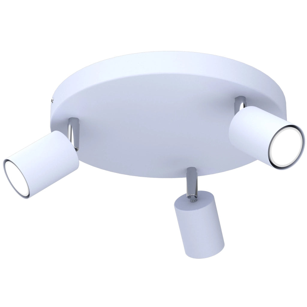 Plafoniera blu 3 faretti GU10 metallo Luminex Fun