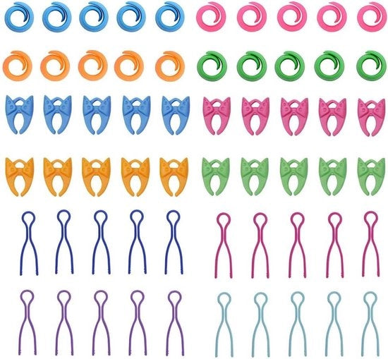 Supporto per filo 60 pezzi - Supporti per filo efficaci - Protezione filo - Accessori per cucire - Plastica - Pratico e portatile - Accessori per cucire