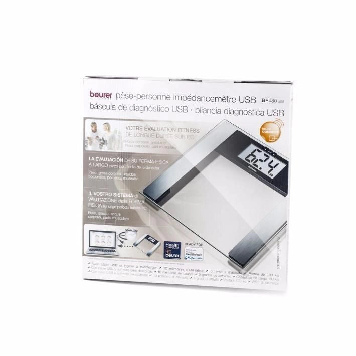 Beurer BF 195 Bilancia Diagnostica, con Display LCD Rotondo