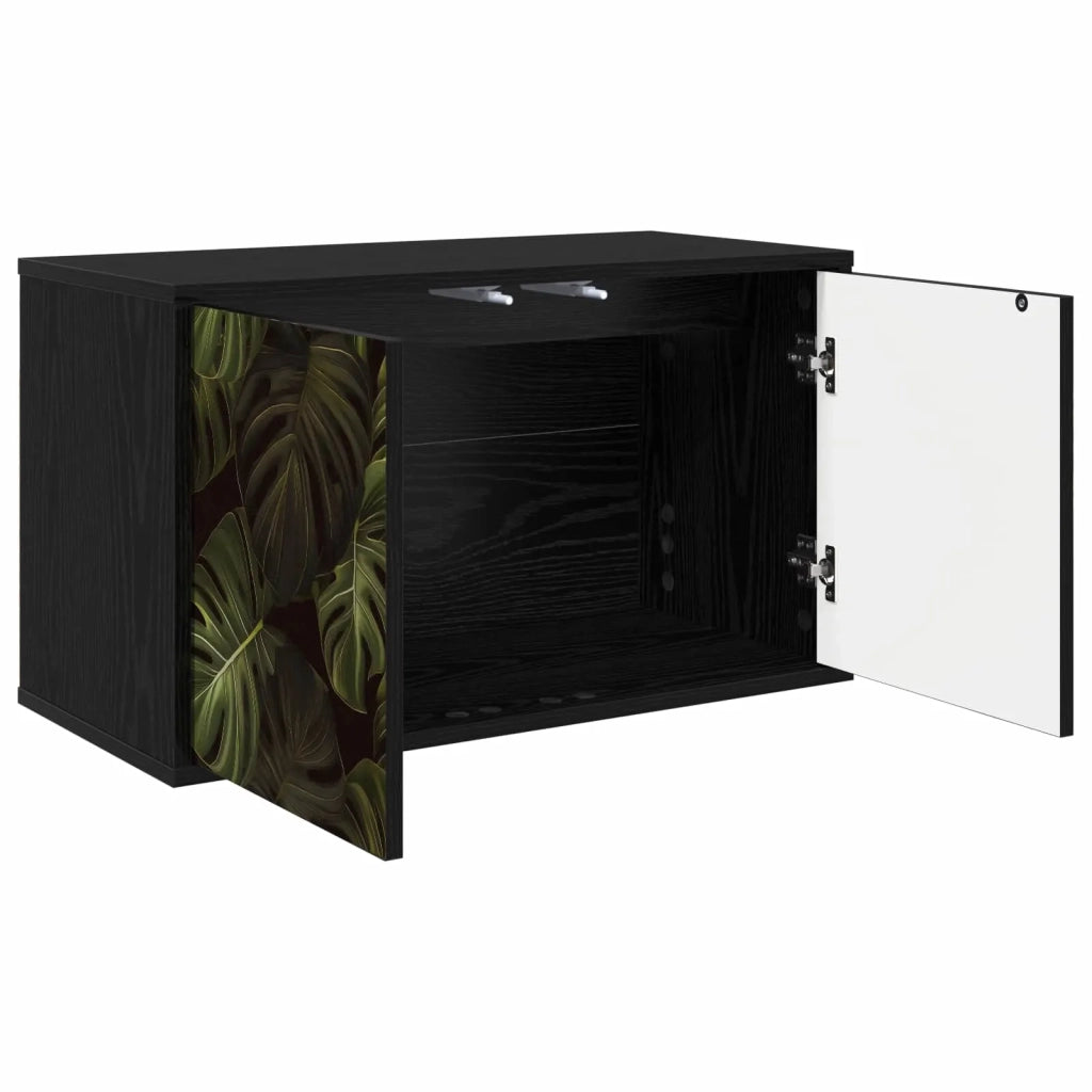 Mobile TV da Parete ELBURG 69 x 33 x 40 cm Rovere Nero 8007118