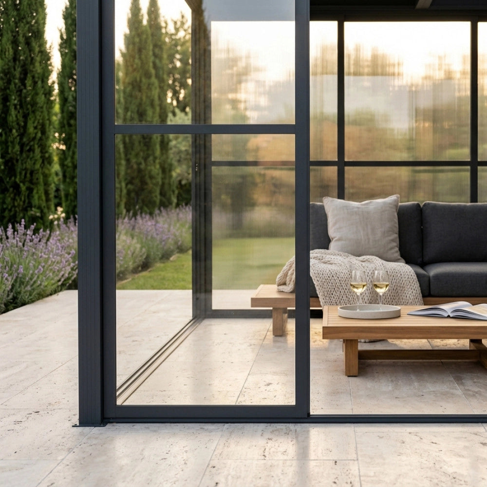 LATERALE POLICARBONATO PER LATO DA 3 M PERGOLA BIOCLIMATICA