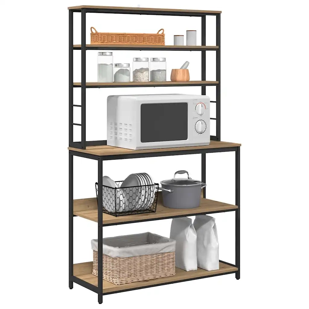 Mensola da cucina Rovere artigianale 100 x 40 x 168 cm 883897