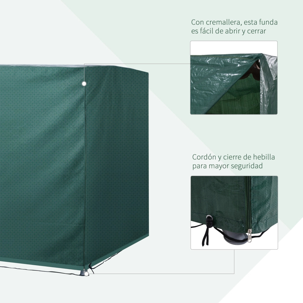 Copertura per Altalena da Giardino ¨C Minimal ¨C Verde 215x155x150 cm