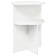 Tavolo laterale | Tavolino Bianco ? 39,5 x 55 cm Legno ingegnerizzato