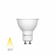 Hook Lampadina LED Dicroica GU10 6W 60º 2700K IP40 per Illuminazione d'Interni Professionale ad Alta Efficienza Energetica e Resa Cromatica CRI>80