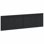 Testiera da Muro ALKMAAR Nero Legno ingegnerizzato 896276