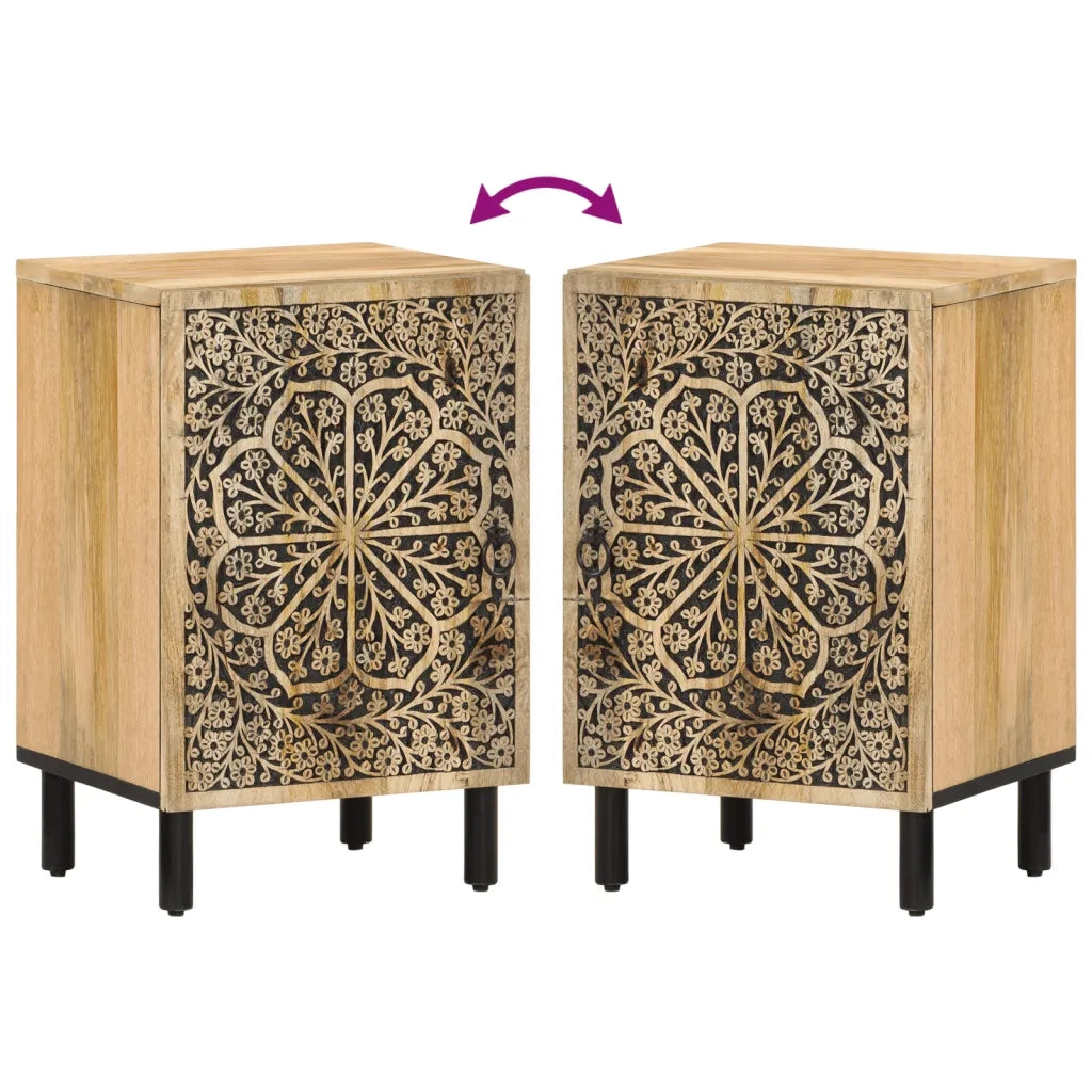Mobile da Bagno 38x33x58 cm in Legno Massello di Mango 358233