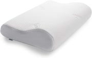 TEMPUR Original cuscino cervicale basso, cuscino ergonomico di sostegno al collo per chi dorme sul fianco e sulla schiena, sensazione rigido, L (50 x 31 x 11.5/8.5 cm)