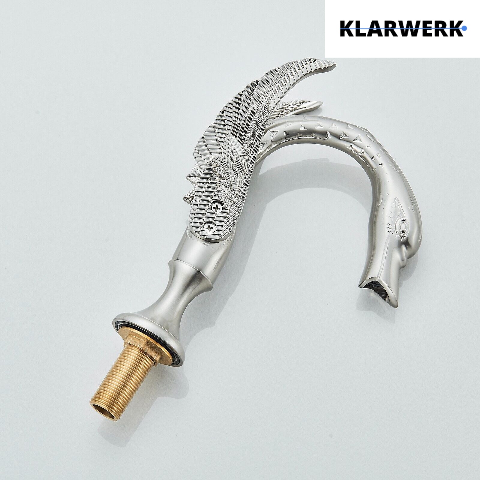 ADRIAN| Rubinetto da bagno a 3 fori grande cigno cromato  per vasca da bagno dal design lussuoso per restaurante, miscelatore per lavabo a 2 maniglie