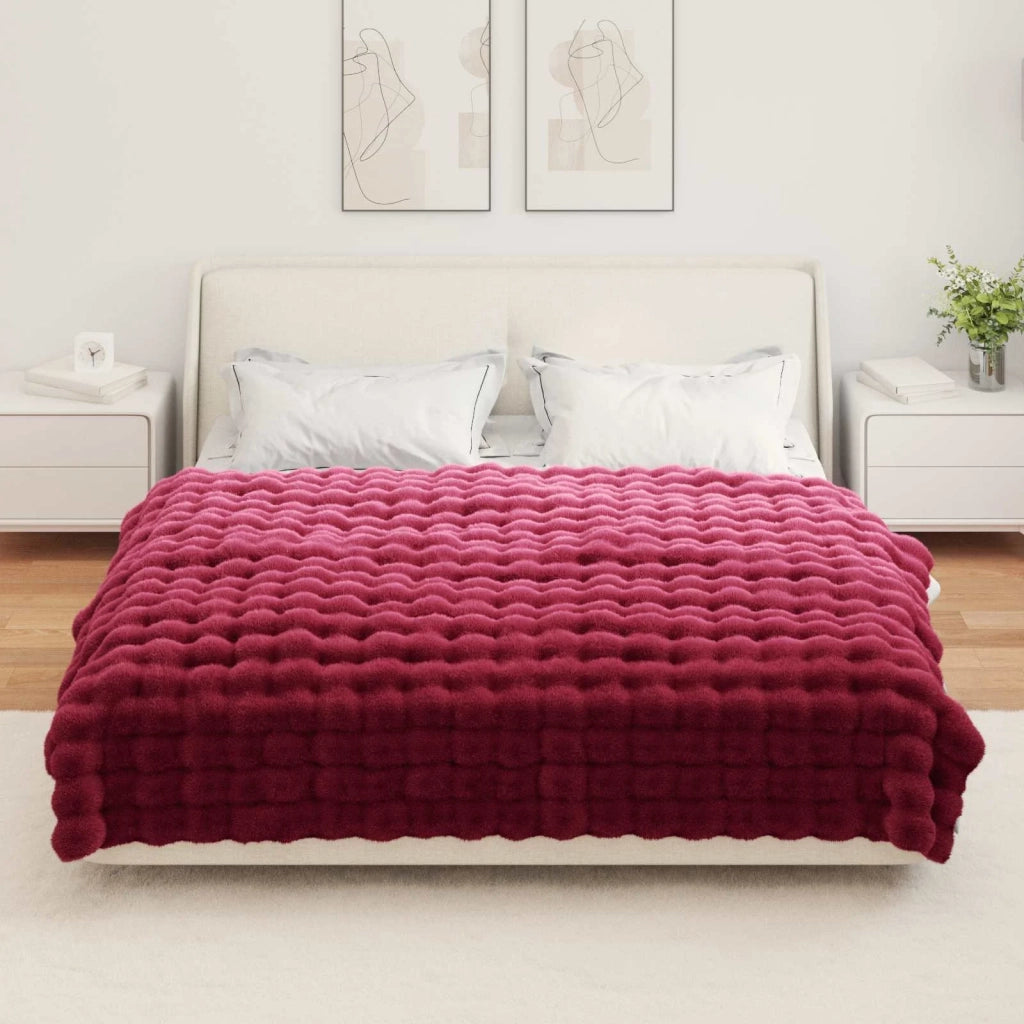 Coperta antiscivolo in sintetica di coniglio Olite 4 pcs