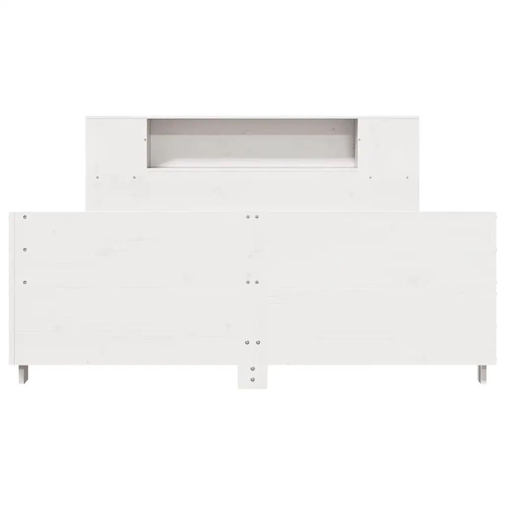 Giroletto senza Materasso Bianco 120x200 cm Legno Massello Pino 3323654