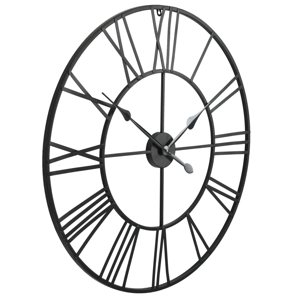 Orologio da Parete Vintage al Quarzo in Metallo 80cm XXL 50644