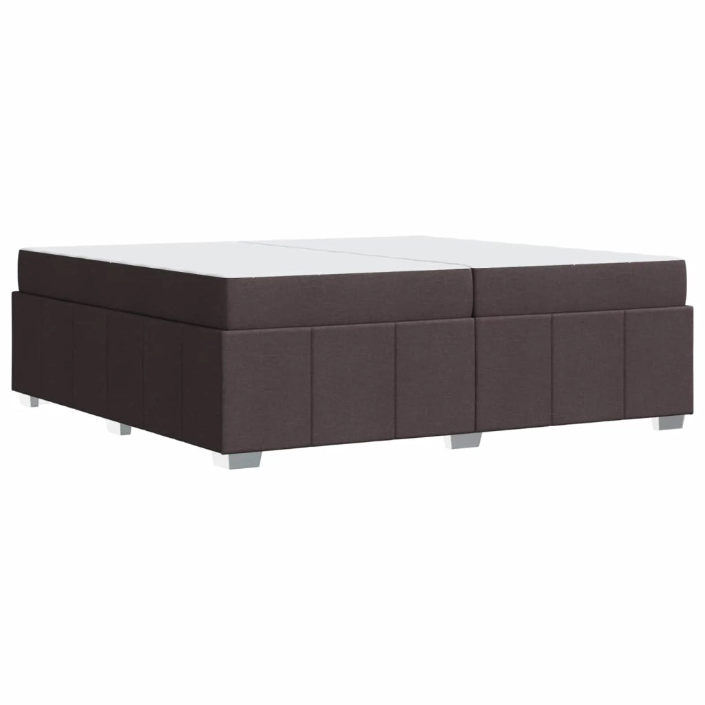 Struttura del letto Marrone Scuro 200 x 200 cm Tessuto 3398310