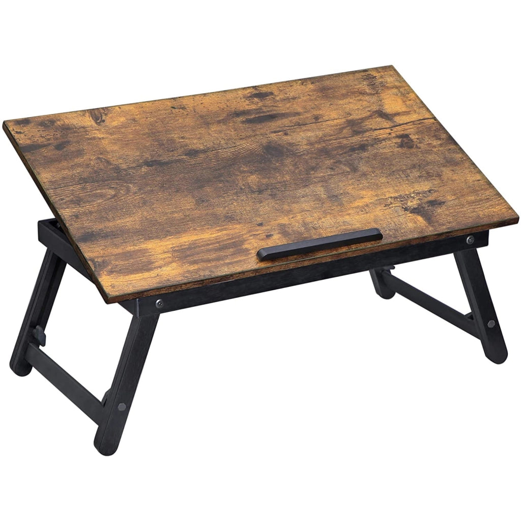 Tavolo rustico per laptop VALORA per lavoro e colazione - LLD104BY