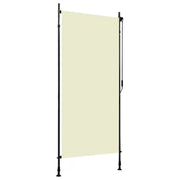 Tenda a Rullo per Esterni-Tenda da sole avvolgibile 100x270 cm Crema