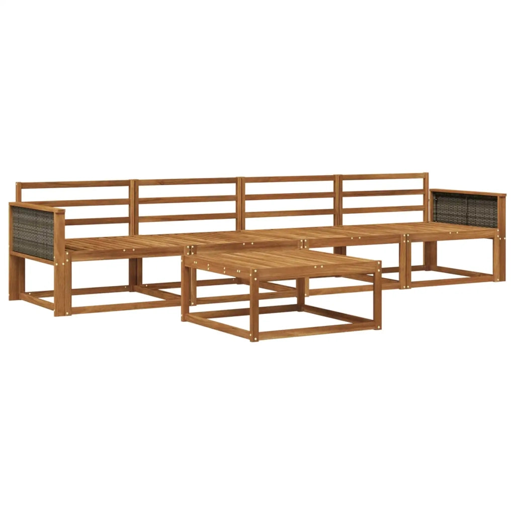 Set di divani da esterno 5 pcs Naturale 3382317