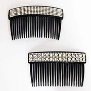 Trade Shop - Fermaglio Pettine Fermacoda Brillantini Glitter Ferma Coda Ferma Capelli -