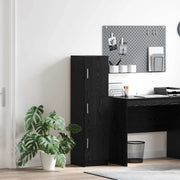 Haut Armoire Chêne noir 31.5 x 32 x 122.5 cm