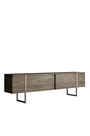 Porta TV in legno "Luxe" - 180 x 30 x 50 cm - NoceArgento