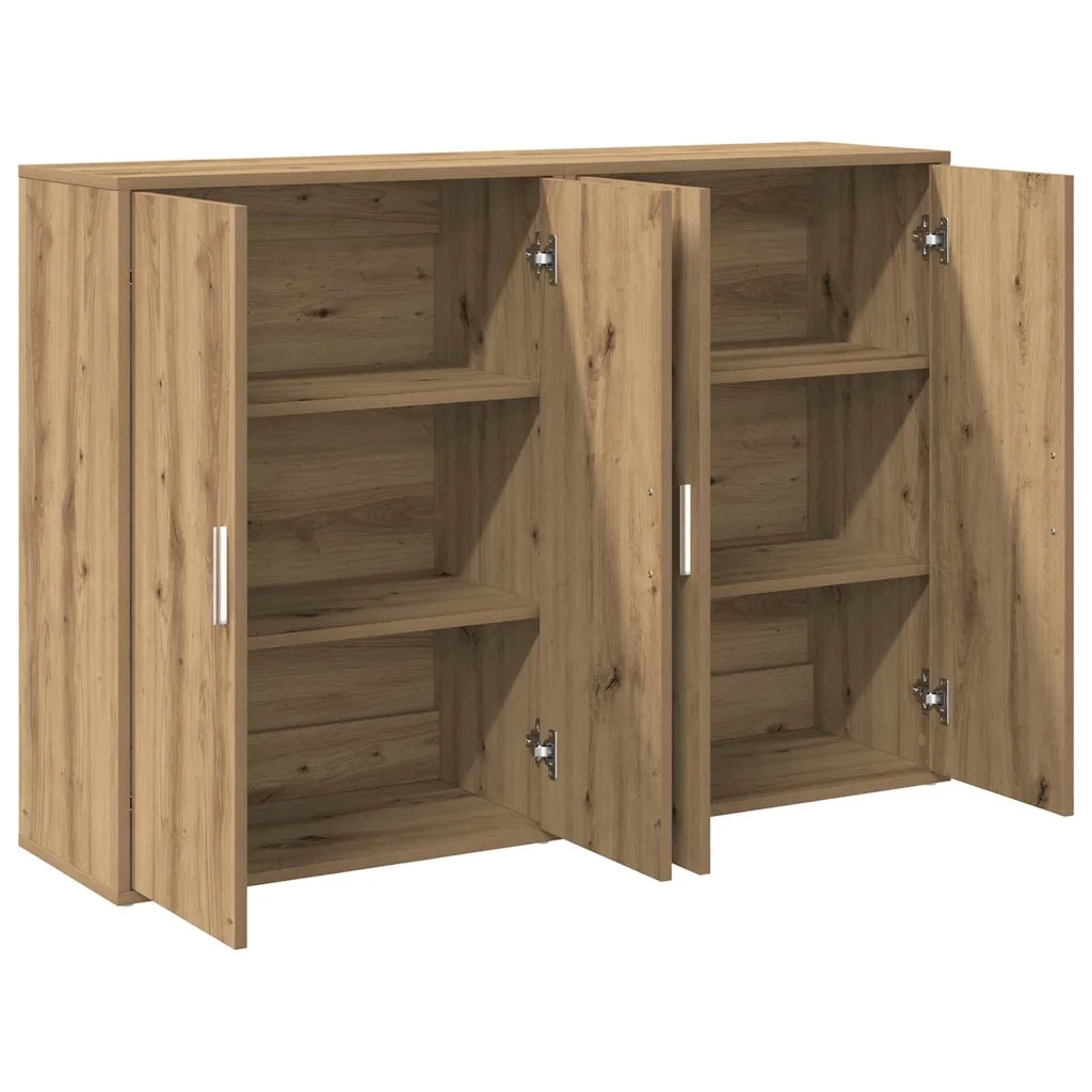 Credenza 2 pcs Rovere artigianale 60 x 31 x 84 cm 3334303