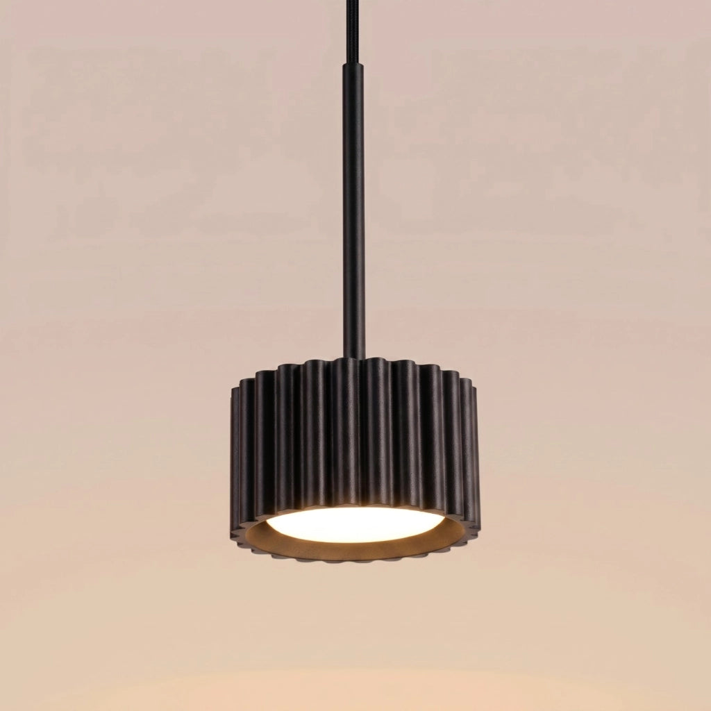 Lampada a sospensione AURA 1 nero Gx53
