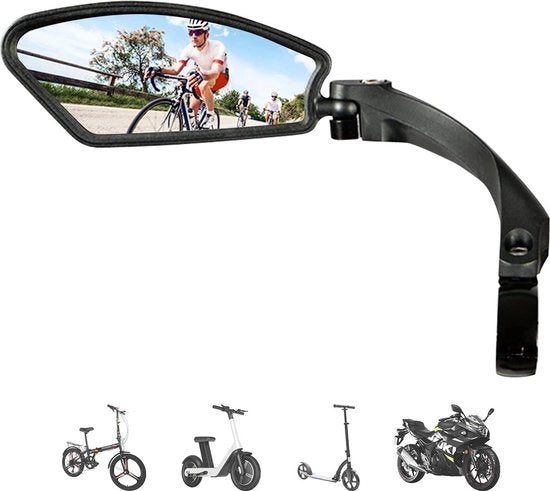 Specchietto per bicicletta - Specchietto per bicicletta da montare sul manubrio - Qualità premium - Duraturo