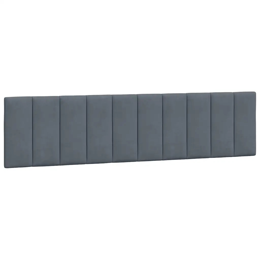 Giroletto senza Materasso Hanko Grigio Scuro 200x200 cm Velluto 3207868