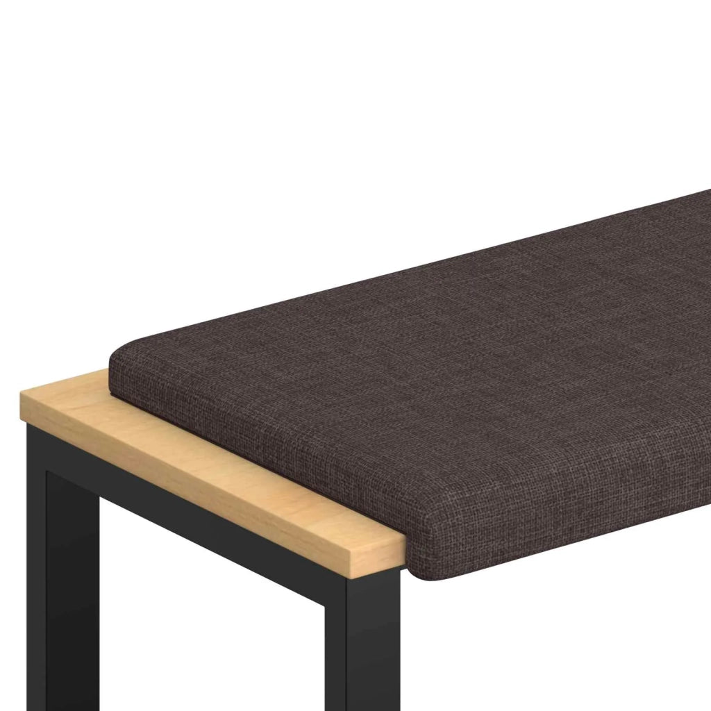 Cuscino per panchina Tessuto Marrone Scuro Profondità 35 cm 42043166