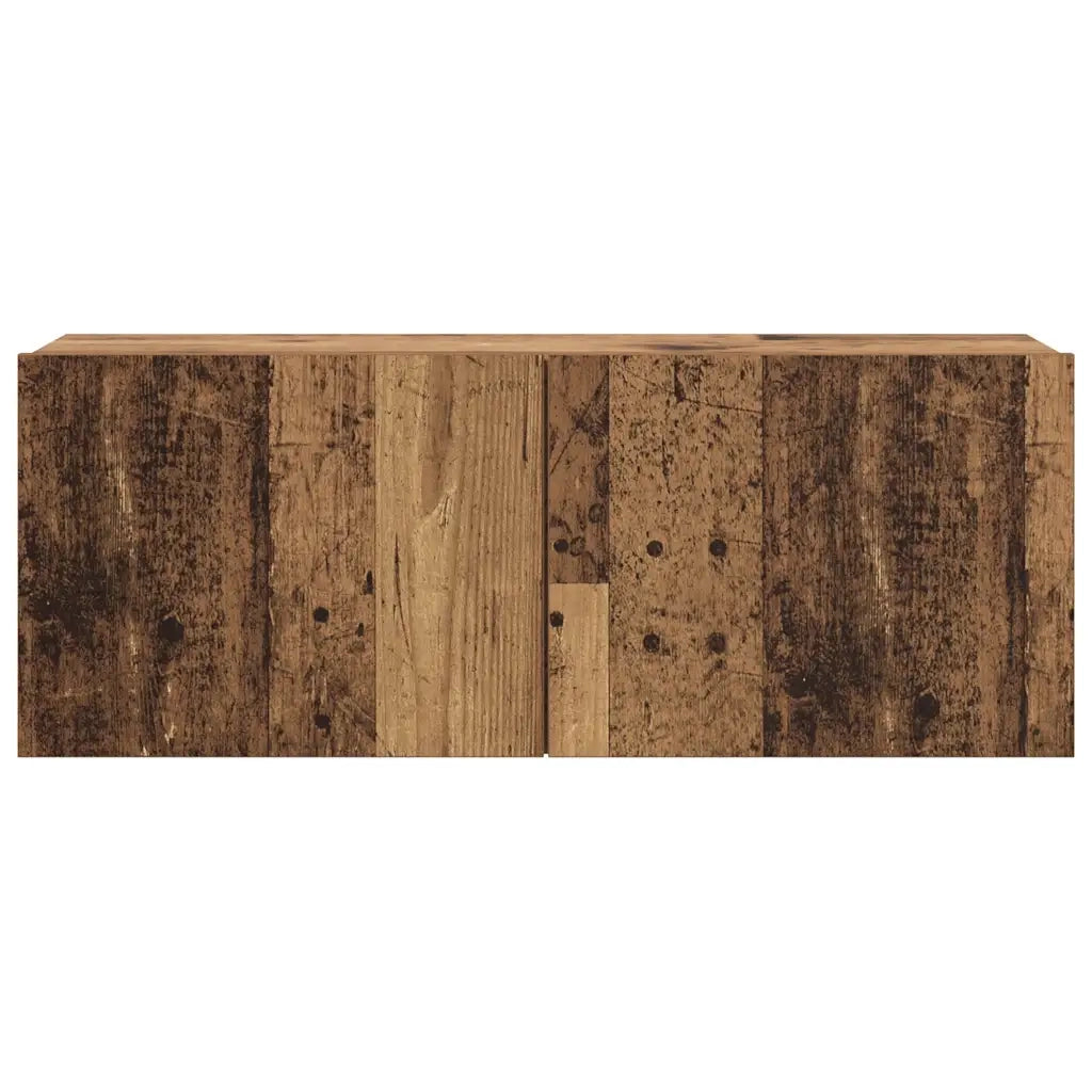 Mobili TV a Parete 6 pz Legno Vecchio Legno Multistrato 3328985
