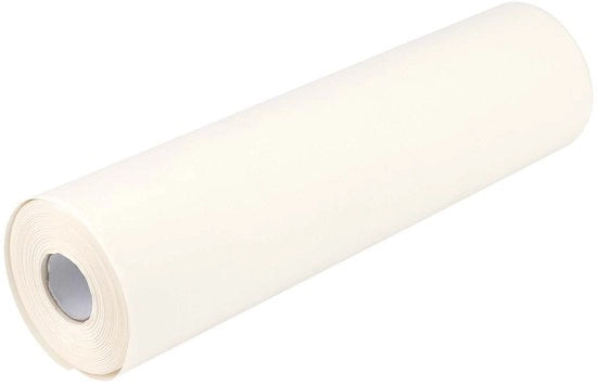 Papel di disegno rotolo 44 cm x 25 m - Papel naturale rotolo - Sostituto della carta da stucco - Arte e artigianato - Qualità affidabile - Leggero 70 g
