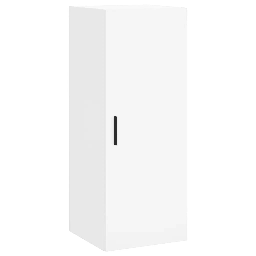 Credenza | Madia | Buffet da pranzo | Armadio da pranzo Bianca 34,5x34x180 cm in Legno Multistrato