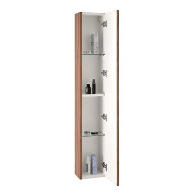 Pensile bagno sospeso cannettato H 150 cm noce canaletto  Bali