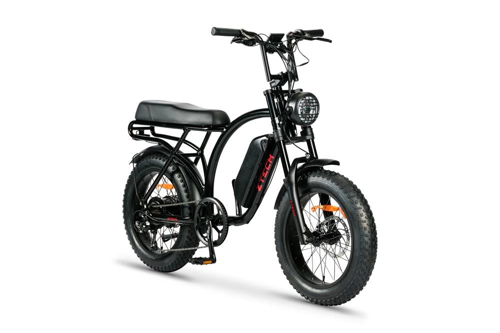 Bici Elettrica Z-Tech ZT-86-B Legacy 2.0 250W 48V 13Ah Batteria a Litio -Nero