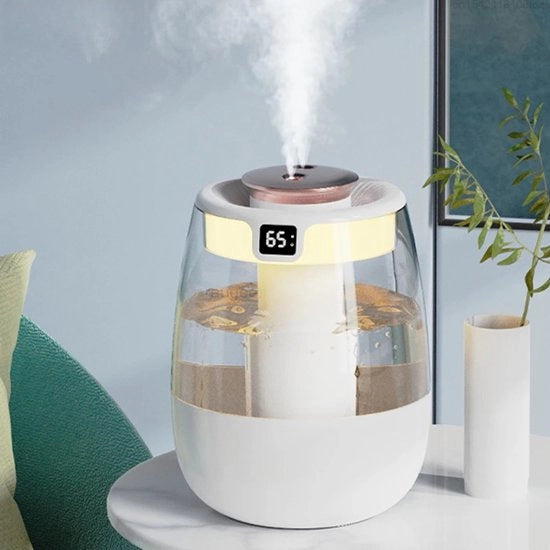 Bevitoriaria dell'aria - Doppia Vescica di Spray - Grande Capacità - Nebbia Fresca - Silenzioso Desktop