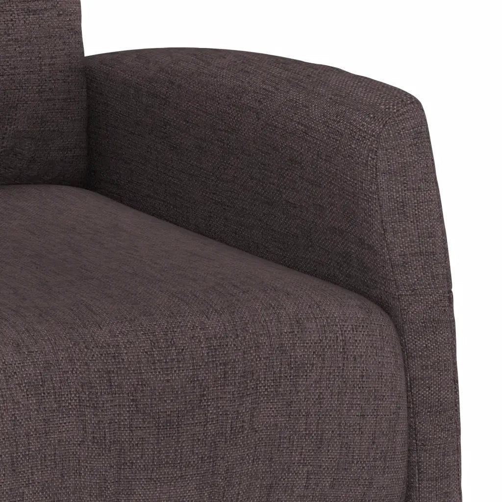 Poltrona Elettrica Massaggiante Marrone Scuro in Tessuto cod mxl 32413