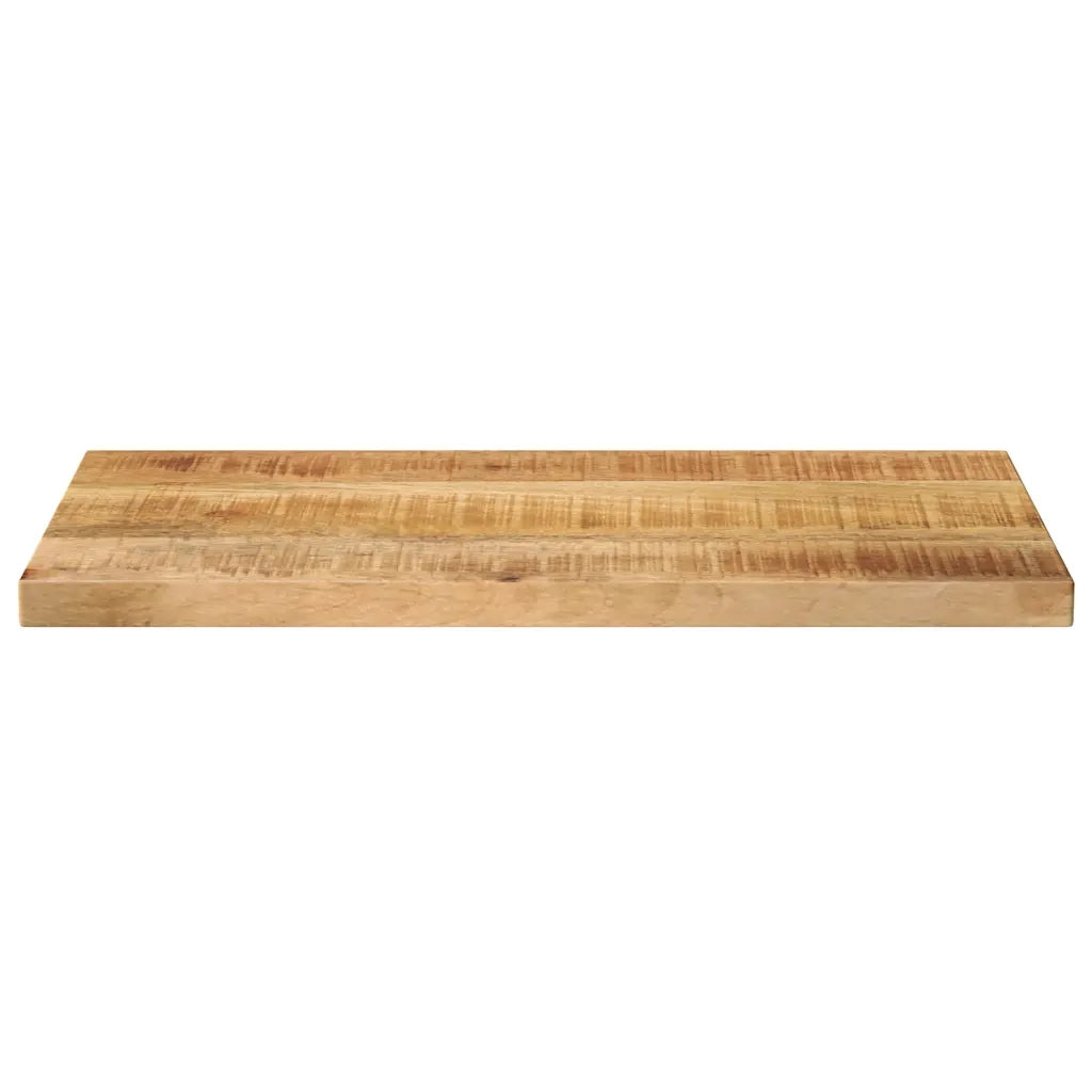 Piano per Tavolo 60x20x2,5cm Rettangolare Legno di Mango Grezzo 371281