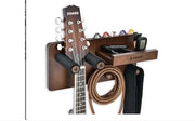 Hanger da chitarra a muro con supporto per plettro e ganci - Multifunzionale attacco per chitarra e accessori