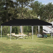 Tenda per feste a pop-up-Gazebo 575 x 290 x 245 cm Nero