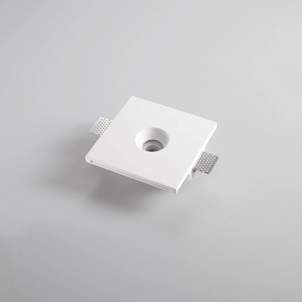 INCASSO TUBEX BIANCO 16X16X5,4CM IN GESSO VERNICIABILE