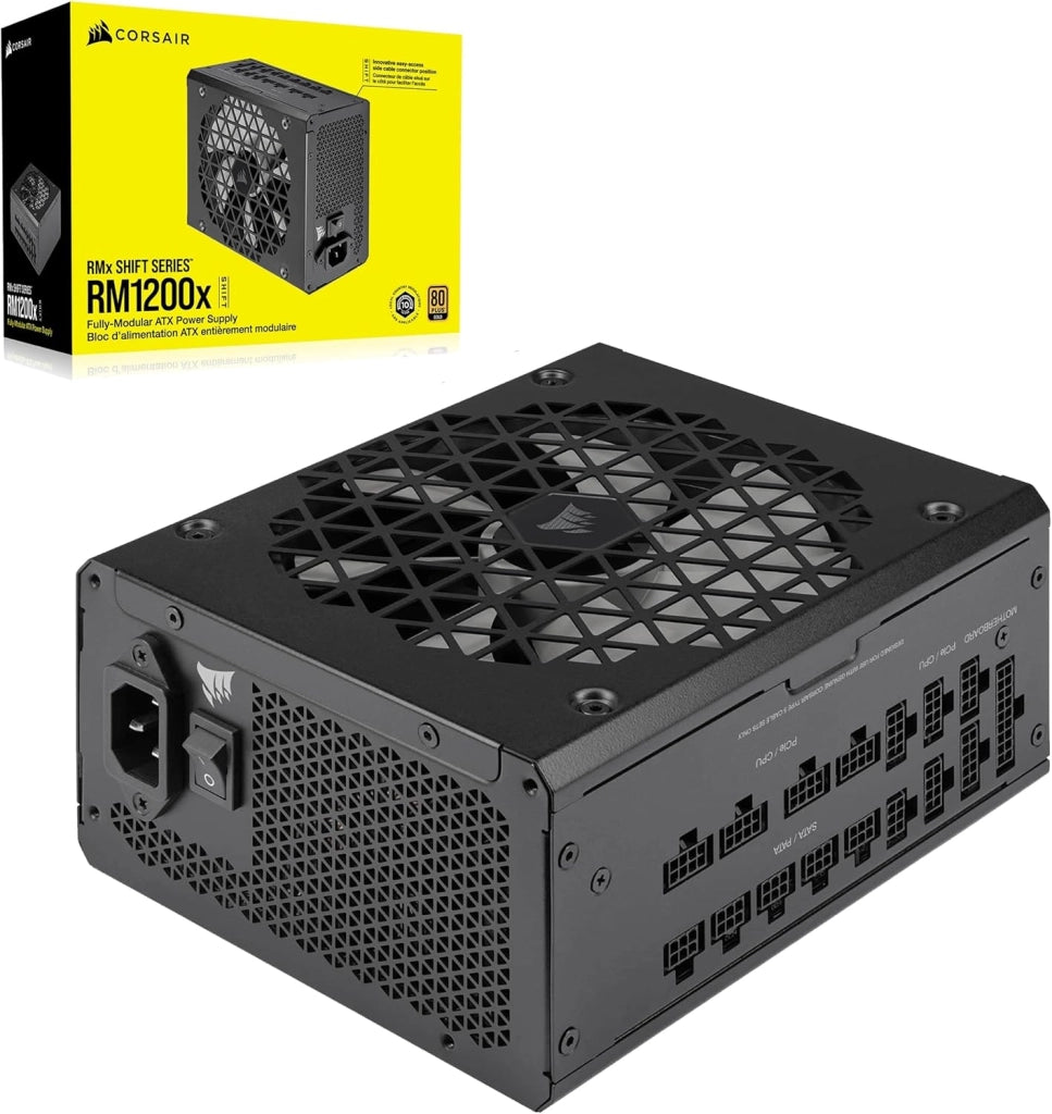 RM750x SHIFT Alimentatore ATX Interamente Modulare - Interfaccia Laterale - Compatibilità con ATX 3.1 e PCIe 5.1 - Efficienza 80 PLUS Gold - Bianco