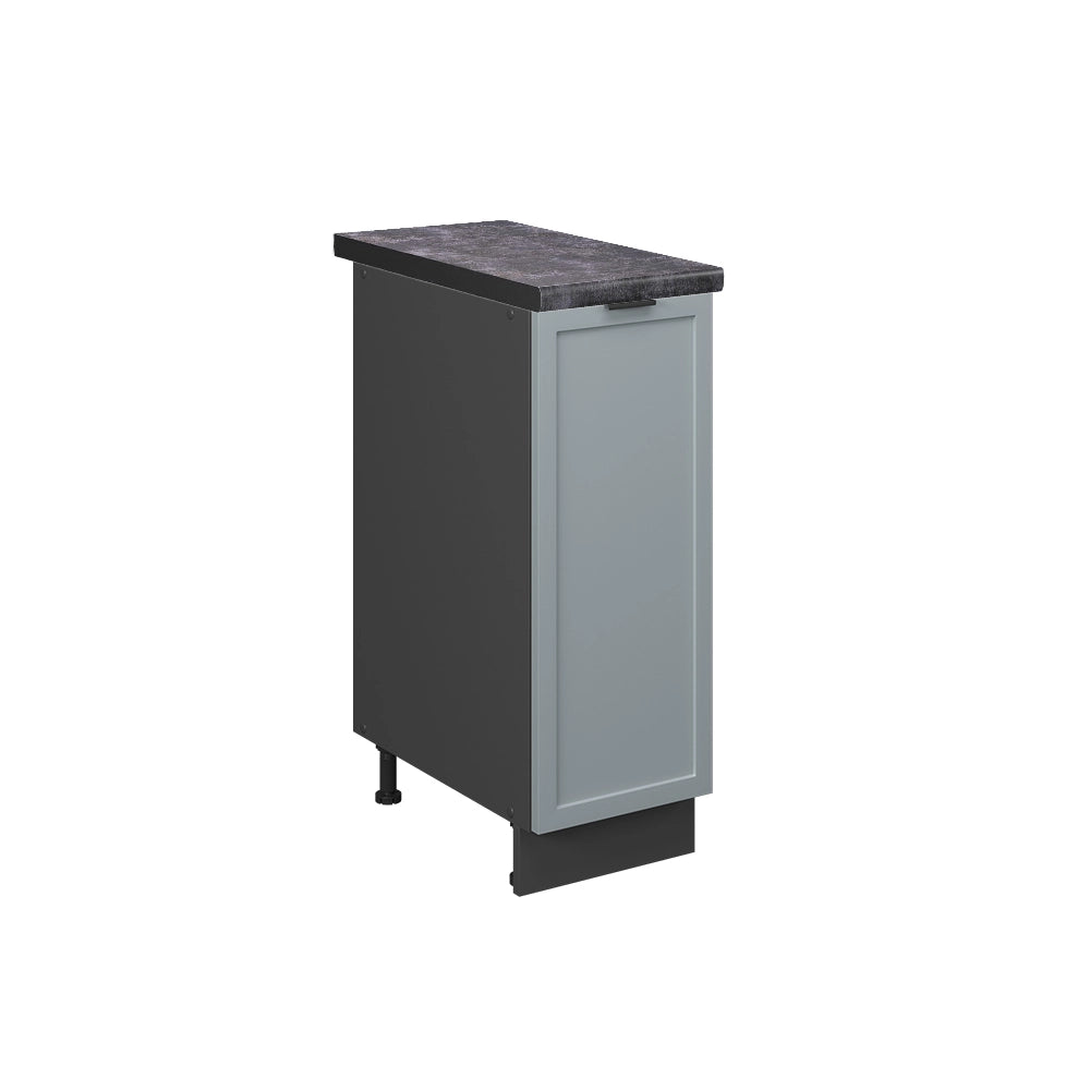 Vicco Armadio cucina dispensa alto Blu-grigio chiaro 30 cm , PL Antracite