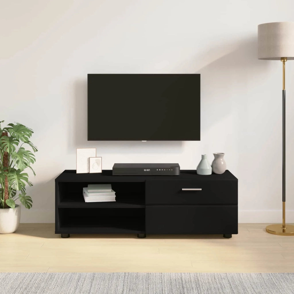 Armadio in Legno Nero 100,5 x 39 x 30 cm Legno multistrato