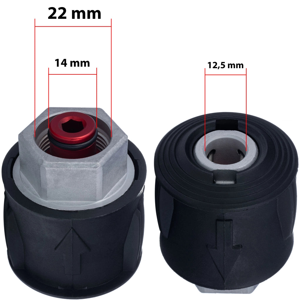 Adattatore per Prolunga Tubo Alta Pressione – Compatibile con Lavor/Black&Decker | Pressione Max 160 BAR