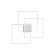 Lampada Da Soffitto Frame Pl Quadrato Bianco Ideal-Lux